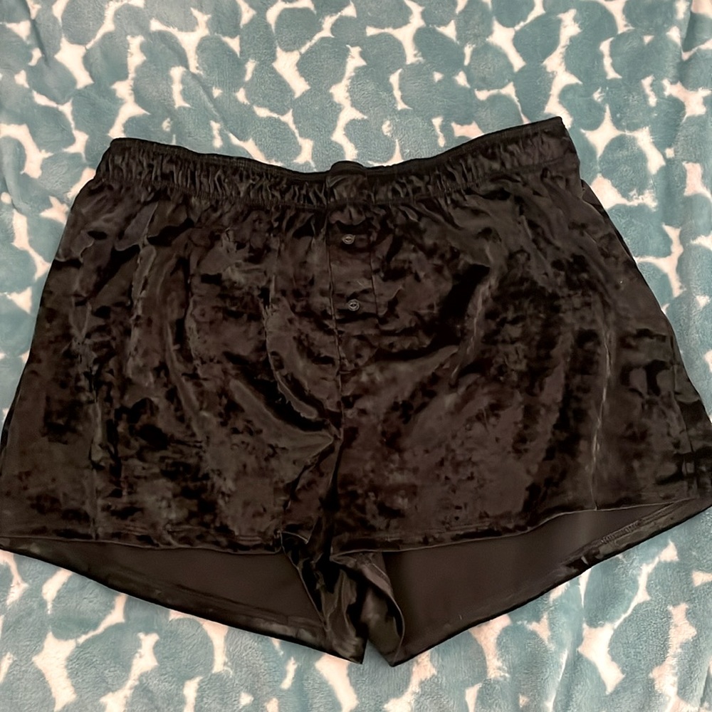 Black Felt Women’s Boxer Shorts